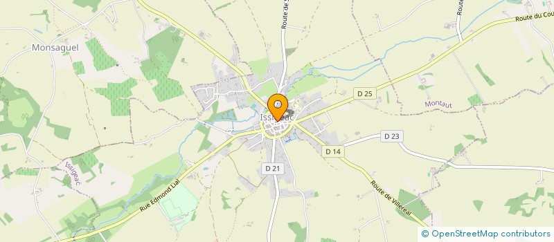 localisation de l'entreprise GILENI ISSI à ISSIGEAC