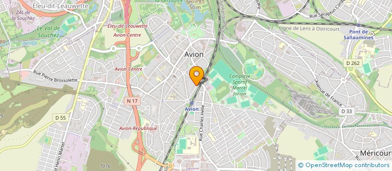 localisation de l'entreprise GILEO à AVION