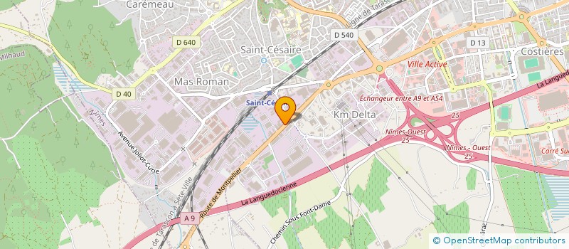 localisation de l'entreprise GILEON  NIMES