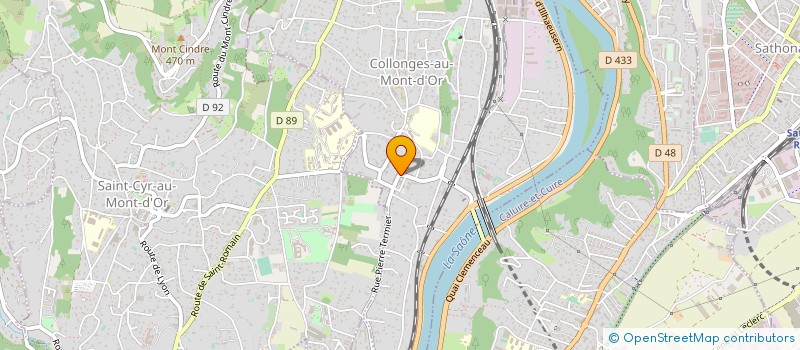 localisation de l'entreprise GILESAR  COLLONGES-AU-MONT-D'OR