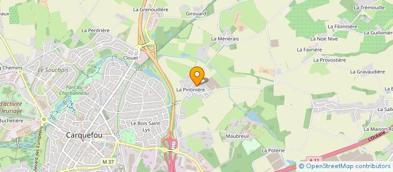 localisation de l'entreprise GILET-SAUVETRE  CARQUEFOU