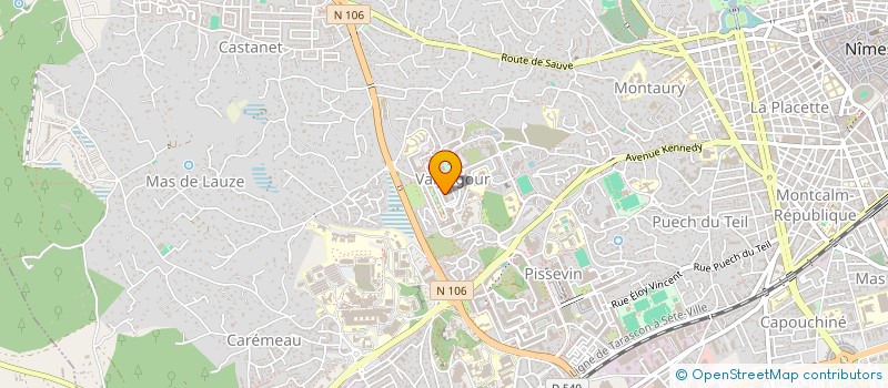 localisation de l'entreprise GILETS ROSES PISSEVIN VALDEGOUR  NIMES