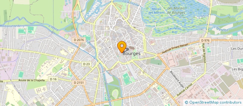 localisation de l'entreprise GILETTE DE LA MERCIERE  BOURGES