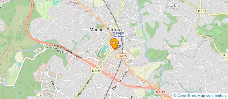 localisation de l'entreprise GILEX à MOUGINS
