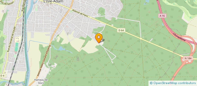 localisation de l'entreprise GILFRAN  L'ISLE-ADAM