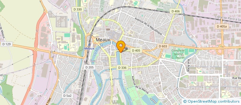 localisation de l'entreprise GILFRAN SCI à MEAUX