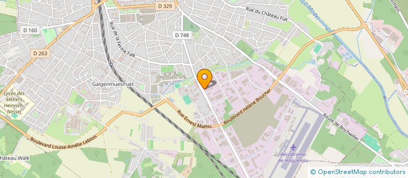 localisation de l'entreprise GILGER DSP  HAGUENAU