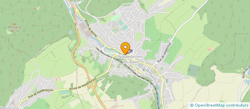 localisation de l'entreprise GILGER EDMOND ET COMPAGNIE  NIEDERBRONN-LES-BAINS