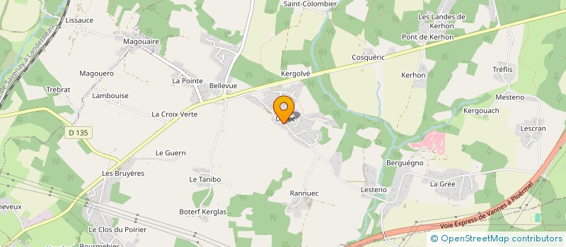 localisation de l'entreprise GILGWE  SAINT-NOLFF