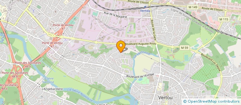 localisation de l'entreprise GILI AIR  VERTOU