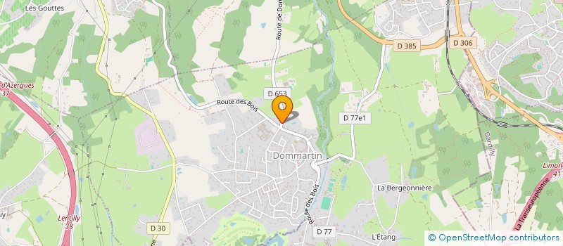 localisation de l'entreprise GILIBERT  DOMMARTIN