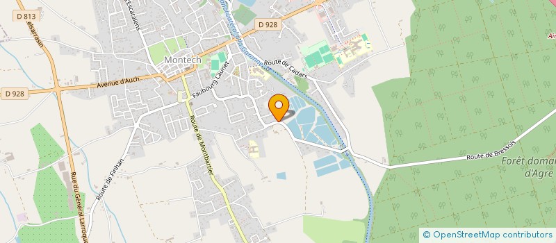 localisation de l'entreprise GILIBERT / CHAUBET INDIVISION  MONTECH