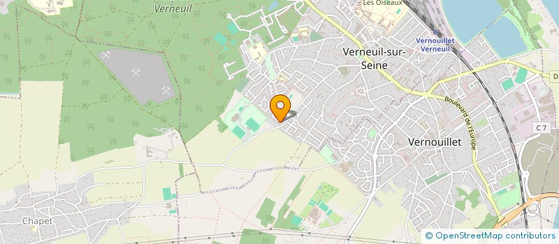 localisation de l'entreprise GILIBERT INVEST  VERNEUIL-SUR-SEINE