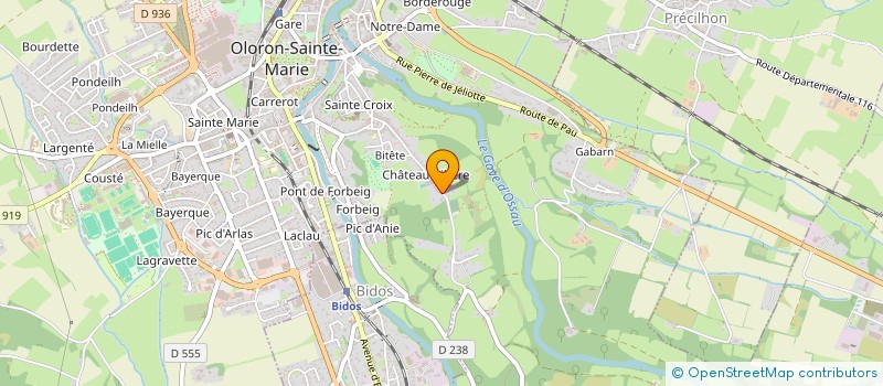 localisation de l'entreprise GILICA  OLORON-SAINTE-MARIE