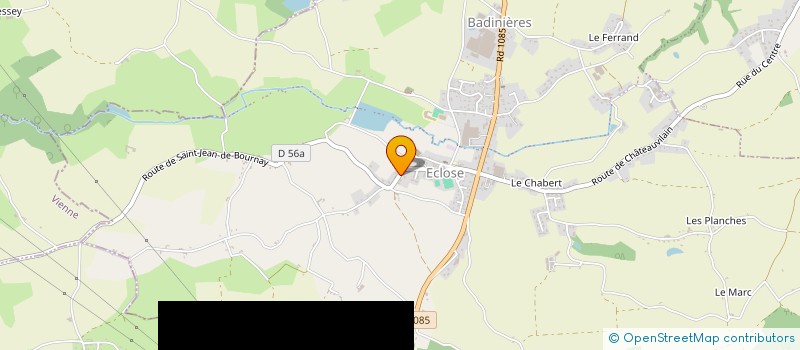 localisation de l'entreprise GILIDO  ECLOSE-BADINIERES