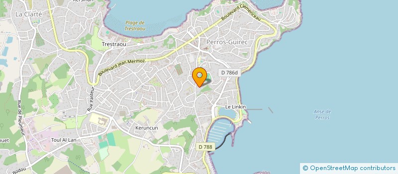 localisation de l'entreprise GILIN  PERROS-GUIREC