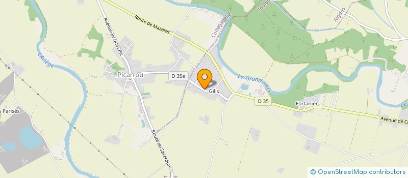 localisation de l'entreprise GILIS  CALMONT