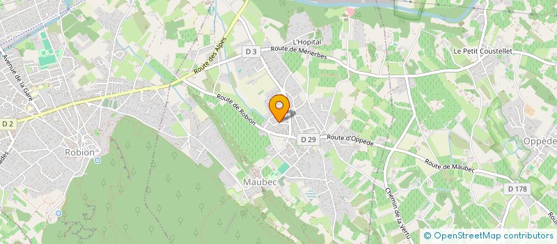 localisation de l'entreprise GILISA DUPLEX MONNIER  MAUBEC