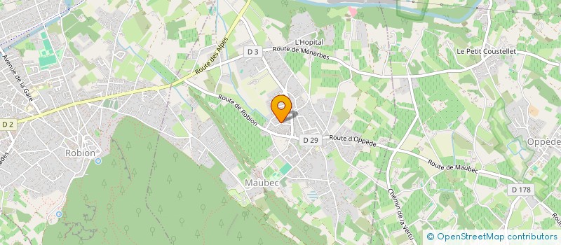 localisation de l'entreprise GILISA L'ATELIER  MAUBEC