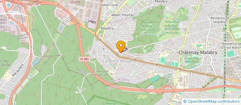 localisation de l'entreprise GILISS ENGINEERING à CHATENAY-MALABRY