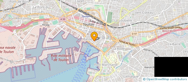 localisation de l'entreprise GILIWASH à TOULON