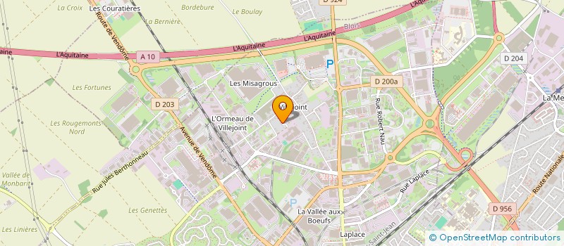 localisation de l'entreprise GILKO  BLOIS