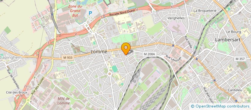 localisation de l'entreprise GILLAIN à LILLE