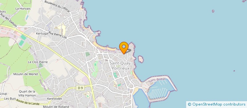 localisation de l'entreprise GILLANDRE  SAINT-QUAY-PORTRIEUX