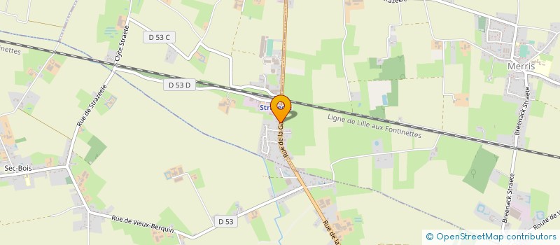 localisation de l'entreprise GILLART TANCRE IMMOBILIER  STRAZEELE