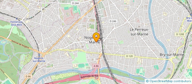 localisation de l'entreprise GILLE IMMOBILLIER à NOGENT-SUR-MARNE