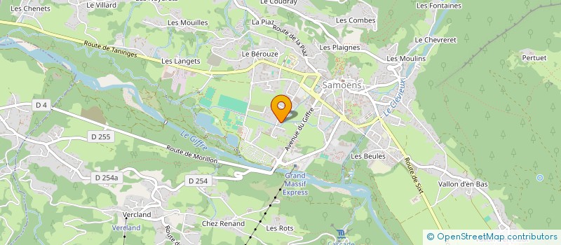 localisation de l'entreprise GILLEN CAMPBELL  SAMOENS