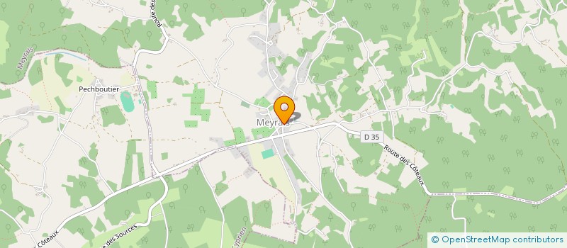 localisation de l'entreprise GILLES à VEZAC