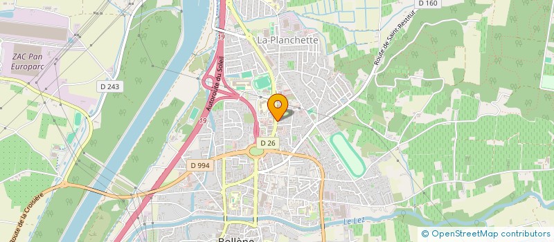 localisation de l'entreprise GILLES  BOLLENE