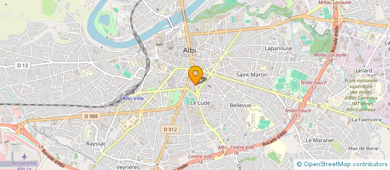 localisation de l'entreprise GILLES à ALBI