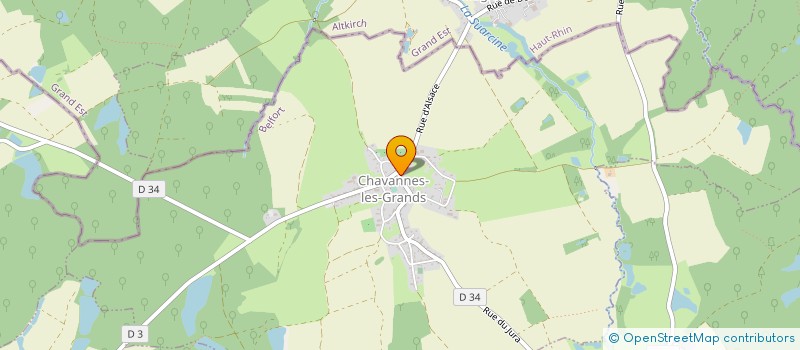 localisation de l'entreprise GILLES à CHAVANNES-LES-GRANDS