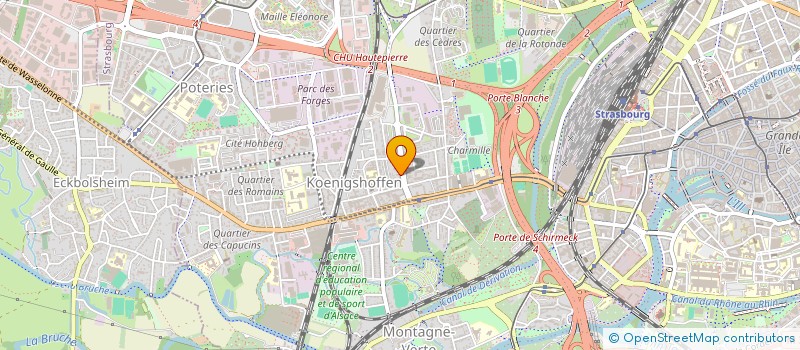 localisation de l'entreprise GILLES BADERSPACH à STRASBOURG