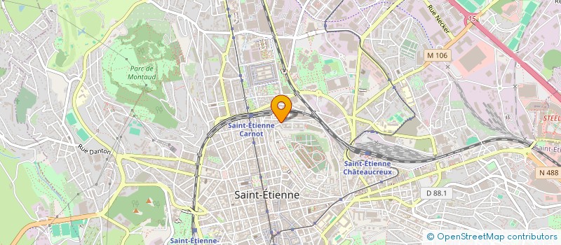 localisation de l'entreprise GILLES BAYLE BOUCHER à SAINT-ETIENNE