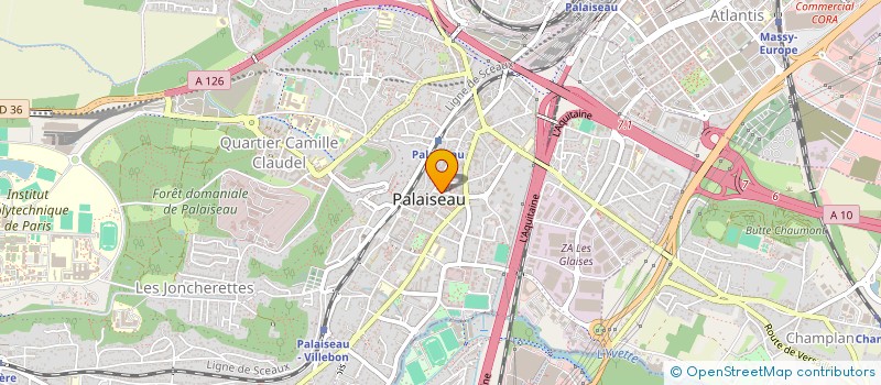 localisation de l'entreprise GILLES BELLEMARE à PALAISEAU