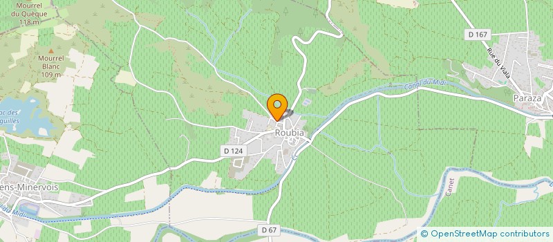 localisation de l'entreprise GILLES BOURREL CONSTRUCTION  HOMPS