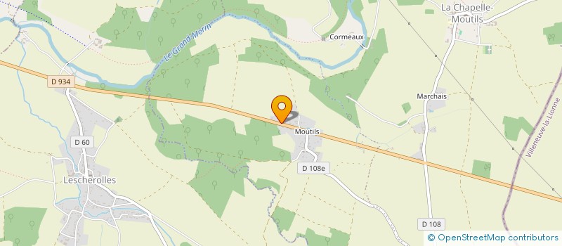 localisation de l'entreprise GILLES BRIET CONSEIL  LA CHAPELLE-MOUTILS