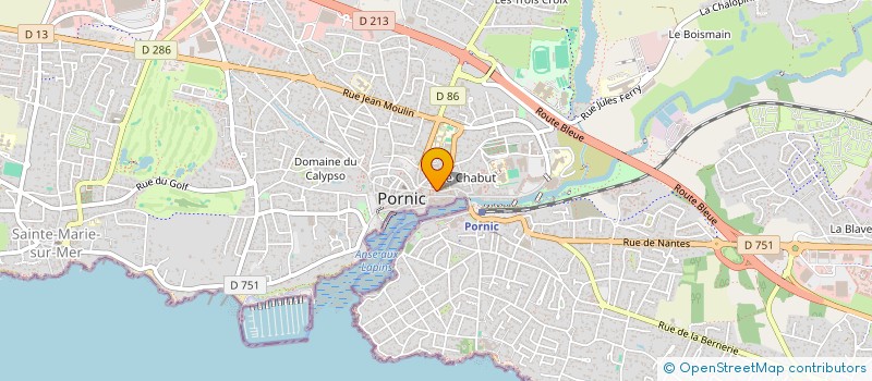 localisation de l'entreprise GILLES BRUNO ET ISABELLE  PORNIC