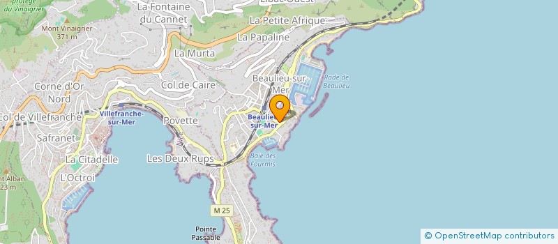 localisation de l'entreprise GILLES CAMILLERI à BEAULIEU-SUR-MER