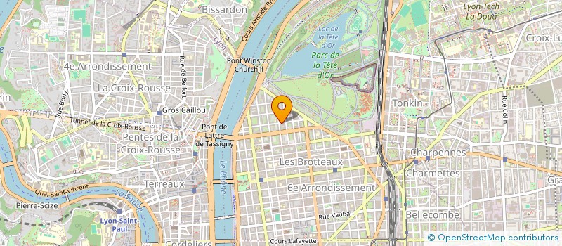 localisation de l'entreprise GILLES CAMPOY  LYON 6EME