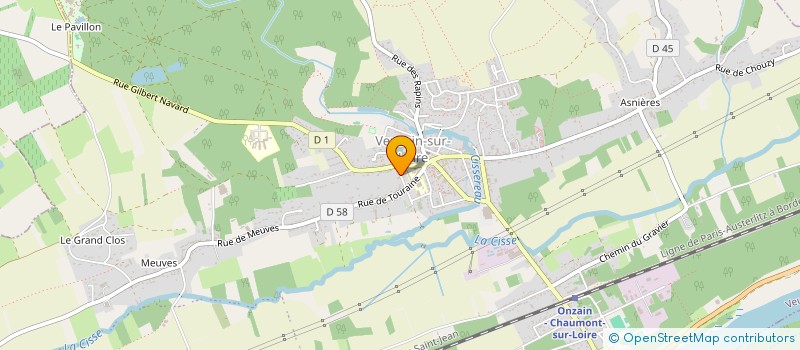 localisation de l'entreprise GILLES CHELIN  VEUZAIN-SUR-LOIRE