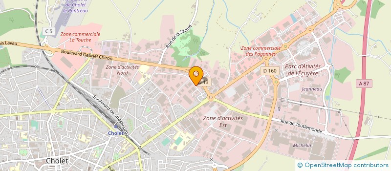 localisation de l'entreprise GILLES CHUPIN AUDIT à CHOLET