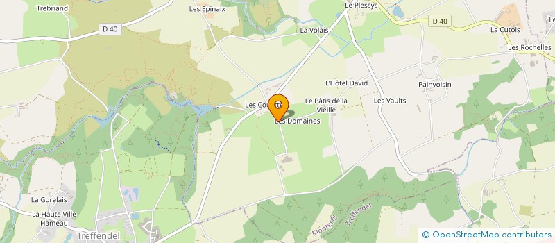 localisation de l'entreprise GILLES CLAUDE APERCU à MONTERFIL