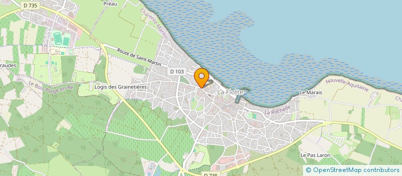 localisation de l'entreprise GILLES-DE-RE  LA FLOTTE