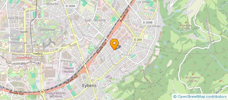 localisation de l'entreprise GILLES ET COMPAGNIE  POISAT