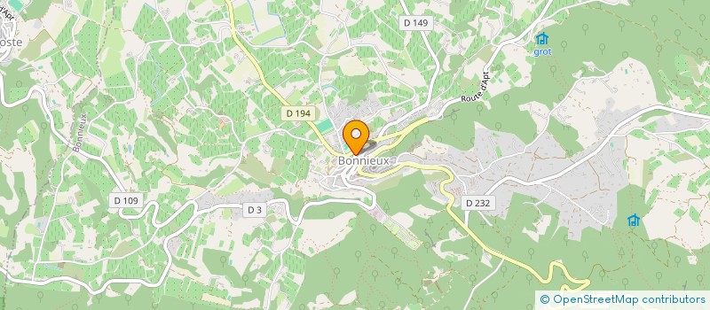 localisation de l'entreprise GILLES ET FILS BOULANGERIE  BONNIEUX