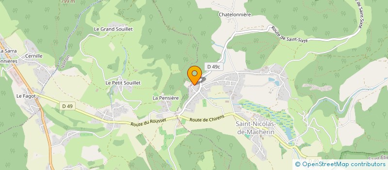 localisation de l'entreprise GILLES ET JOEL COURT  SAINT-NICOLAS-DE-MACHERIN